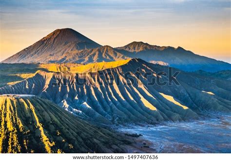 Mount Bromo Volcano East Java Indonesia Stock Photo 1497407636