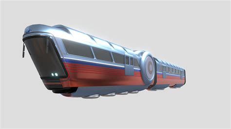 Futuristic Flying Train 3d Model By Skier3d 6a3209a Sketchfab