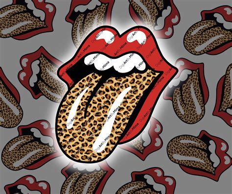 Leopard Lips Png Rolling Stones Lips Leopard Tongue Png Leopard Lips