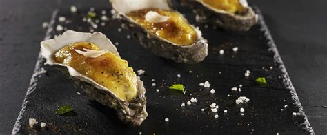 Recette d huîtres gratinées et leur sabayon au champagne