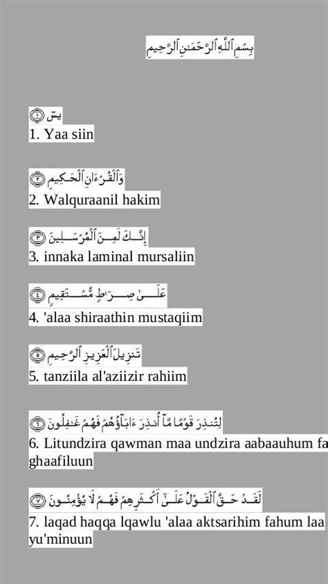Ayat Kursi Rumi Dan Jawi Surah Yasin Rumi Dan Jawi Ayat Kursi Dalam