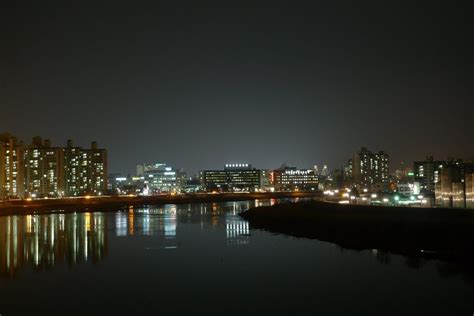Jinju City South Korea Ciudades Fotografia Noche