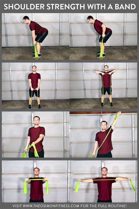 Easy Shoulder Strength Routine With A Resistance Band Shoulder