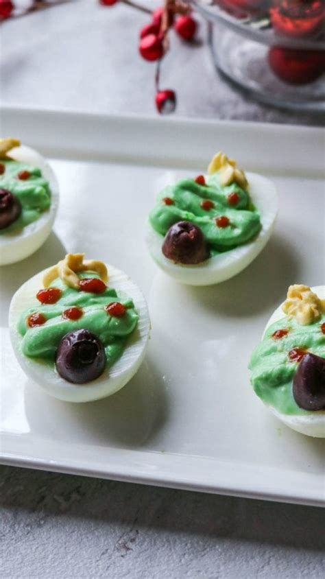 Christmas Tree Deviled Eggs A Festive Spin On A Classic