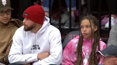Steph Curry And Riley Curry Shocked By Cameron Brink Block Record 😳 Youtube