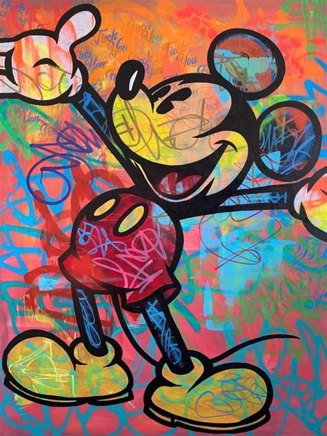 Dillon Boy Classic Mickey Mouse Street Art Graffiti Catawiki