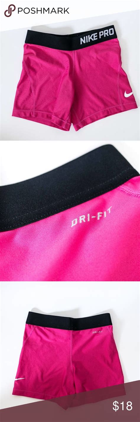 Nike Pro Dri Fit Spandex Short Hot Pink Medium Spandex Shorts Nike