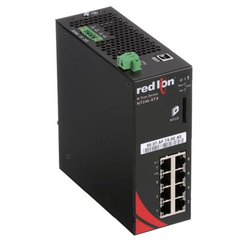 Red Lion Controls Nt24k 8tx Ethernet Switch Managed 8 Port 10100