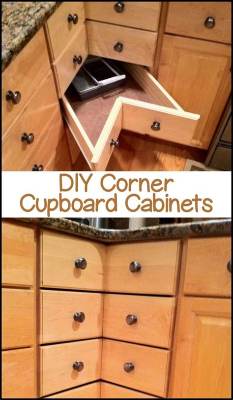 Corner kitchen cabinets are great at that. DIY Corner Cabinet Drawers | Built in cupboards, Cabinet ...