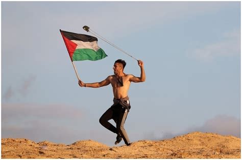 Remember Photo Of Shirtless Flagbearer From Palestine He May Have Been