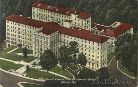 Aerial View Of Emory University Hospital Atlanta Ga