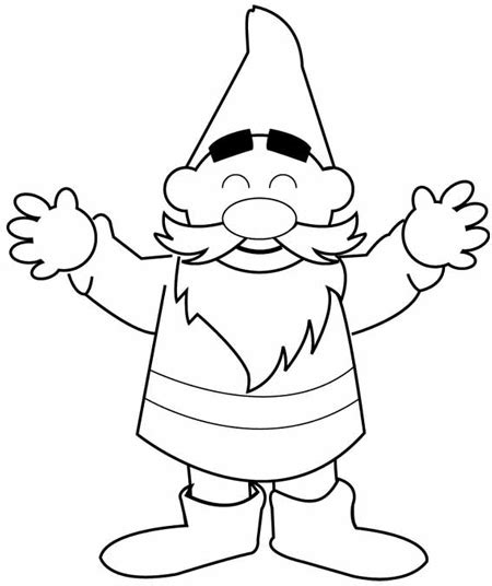 Garden Gnome Drawing At Getdrawings Free Download