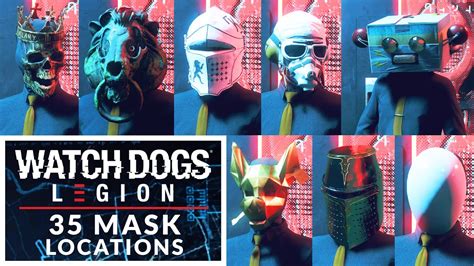 Watch Dogs Legion 35 Masks Found In London Youtube