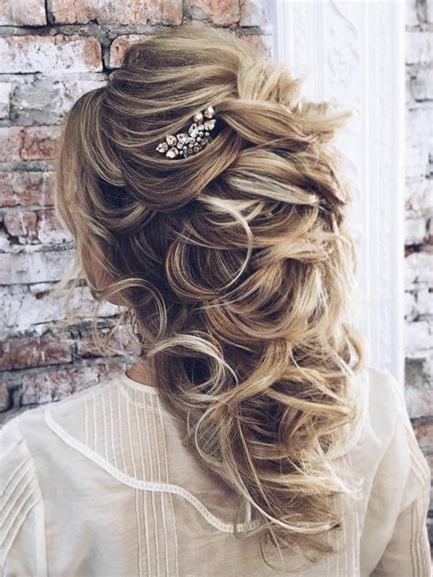 60 Wedding Hairstyles For Long Hair From Tonyastylist Deer Pearl Flowers