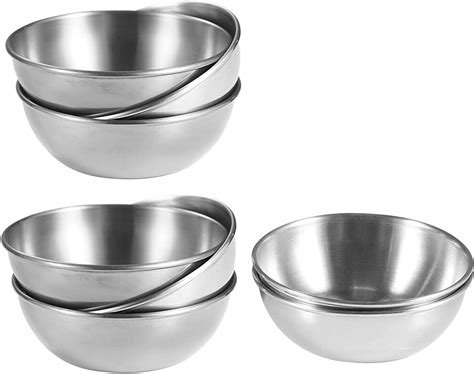 Heycahva Stainless Steel Sauce Dishes 8pcs 32 Inch