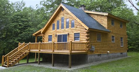 The Ascutney Log Cabin Shell Package