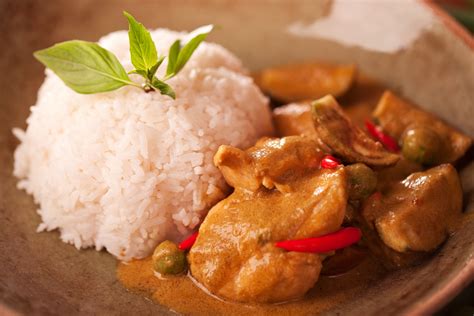 Thai Curry Chicken With Jasmine Rice Recipe