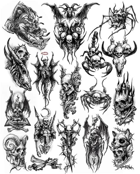 Update 81 Dark Creepy Tattoo Designs Ineteachers