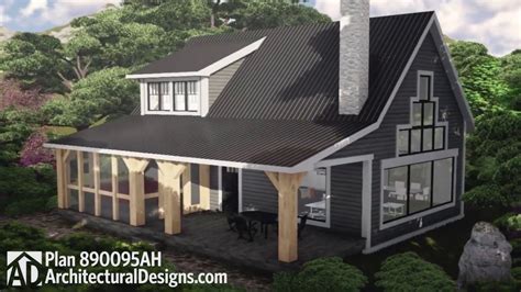 Check spelling or type a new query. Architectural Designs Unique Cabin Plan 890095AH Virtual ...