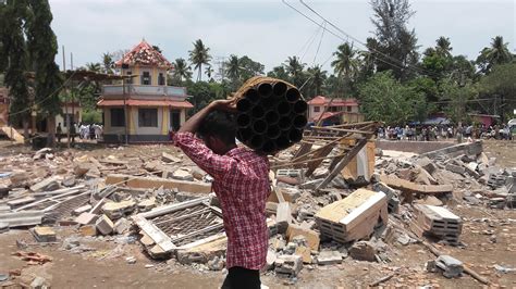 Explosion During Fireworks Show Kills Scores In Kerala India Mpr News