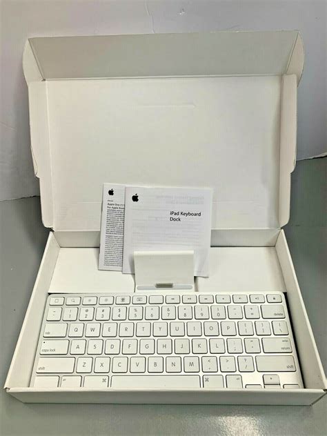 Genuine Apple Ipad Keyboard Dock Mc533lla Model A1359 Used In Box