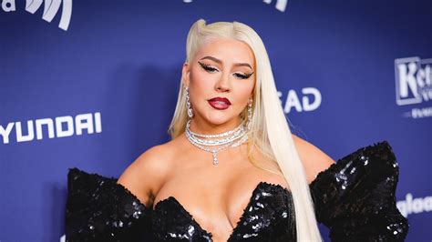 Christina Aguilera Turns Heads As She Struts In Semi Sheer Skintight