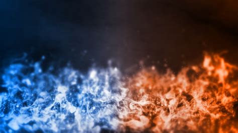 Premium Photo Abstract Fire And Ice Element