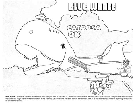 Similar documents we think you'll enjoy on abcteach. Catoosa, Oklahoma Blue Whale Coloring Page (Download)