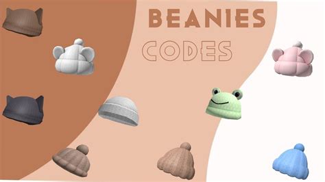 Codes For Beanies With Links Roblox Teehee Youtube