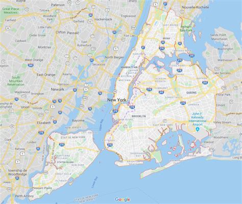 New York ≡ Voyage Carte Plan