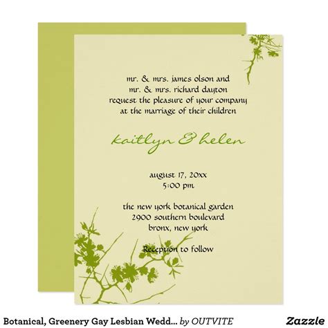Pin On Gay Wedding Invitations And Stationery