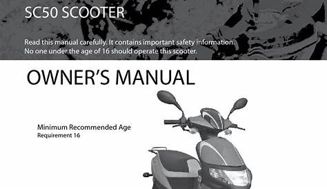 BAJA MOTORSPORTS SC50 OWNER'S MANUAL Pdf Download | ManualsLib