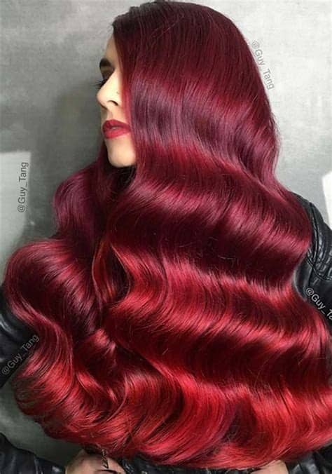 Red dye molecules are very large. 100 Badass Red Hair Colors: Auburn, Cherry, Copper ...
