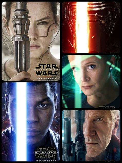The Force Awakens Character Posters