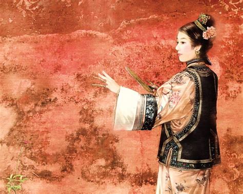 The Ancient Chinese Beauty Hd Wallpaper Art And Paintings Wallpaper