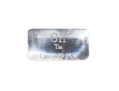Tin 9996 1 Gram Bar — Luciteria
