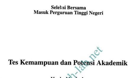 Demikianlah artikel tentang contoh soal bahasa indonesia teks ulasan pilihan ganda (pg) dan jawabannya. Download Kumpulan Contoh Soal Utbk 2019 Tps Dan Tka Di ...