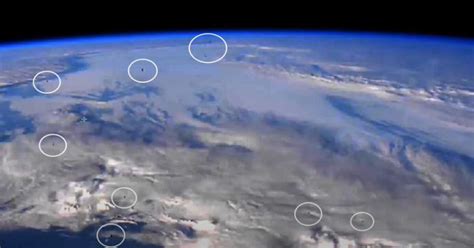 Video 10 Ufos Hovering Near The International Space Station