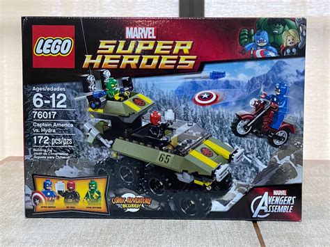 Captain America Vs Hydra 76017 Lego Marvel Superheroes Marvel New Misb