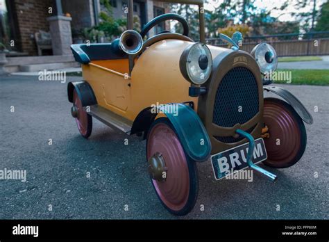 Replica Pedal Car Of The Famous Brum Main Character Of The Very