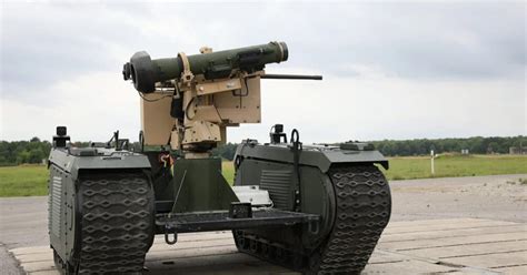 Us Army Readies Robot Tanks Fitted With Chainguns Missile Launchers