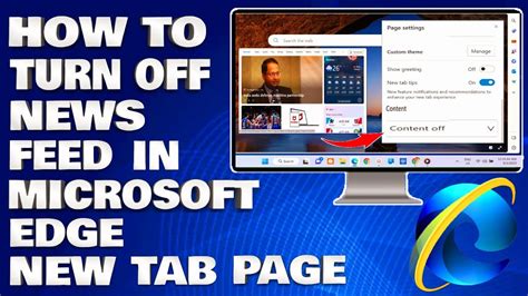 How To Disable Or Turn Off Microsoft News Feed On The Microsoft Edge New Tab Page Guide YouTube