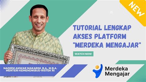 Cara Akses Platform Merdeka Mengajar Kemendikbud Ristek Republik Indonesia Youtube