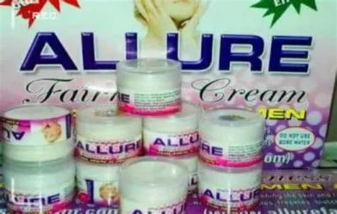 Unisex Allure Fairness Cream Skin Whiteningpack Of 04 Thick Paste
