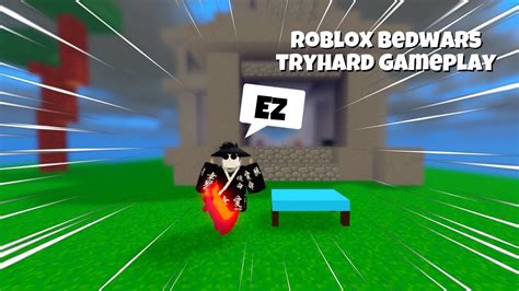 Roblox Bedwars Tryhard Gameplay Youtube