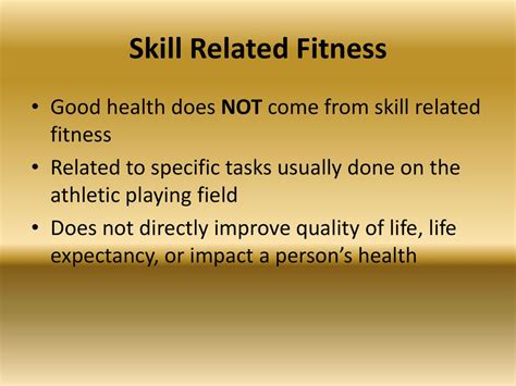 Health Related Fitness Vs Skill Related Fitness Ppt Download