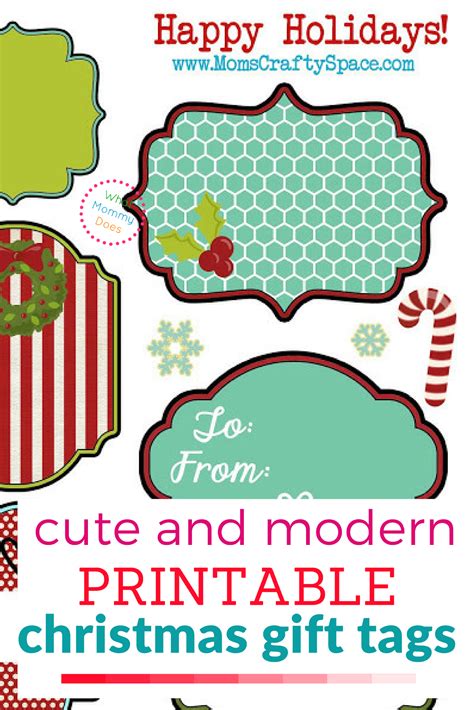 Free Printable Christmas T Tags What Mommy Does