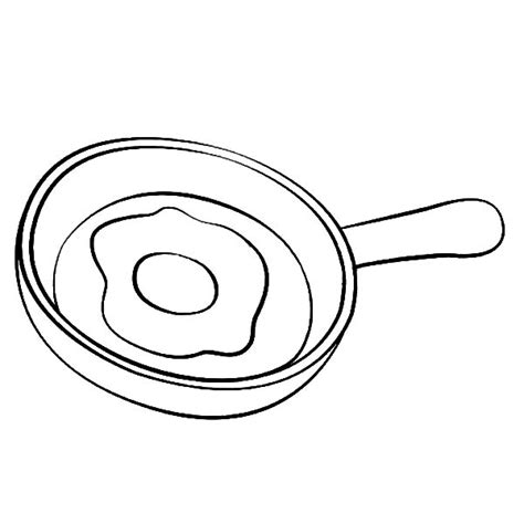 Frying Pan Coloring Pages Christopher Myersas Coloring Pages