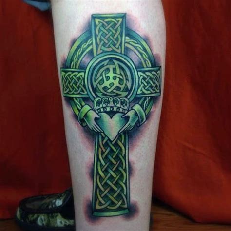 Claddagh Celtic Cross Tattoo Iledarde