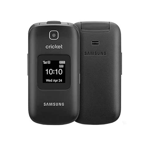 Samsung Denim A207 Cricket Unlocked Black Flip Phone